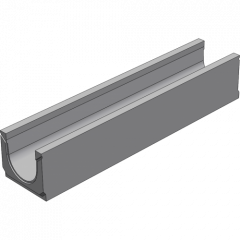 Лоток водоотводный 1000х160х100мм бетонный коробчатый (СО-100мм) КП 100.16 (10).10(6,5)- BGF